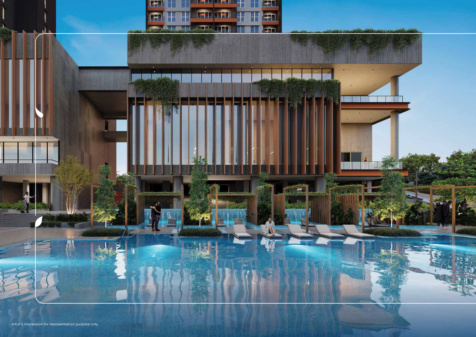 Godrej Parkshire pool view